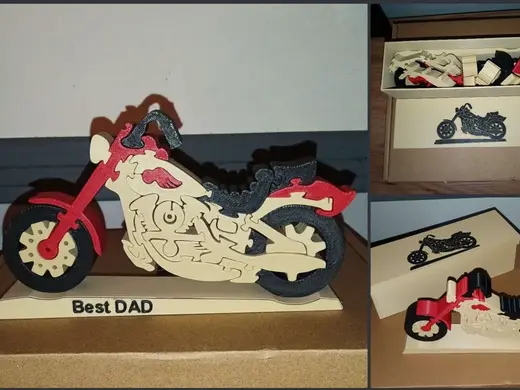 moto puzzle customisable base