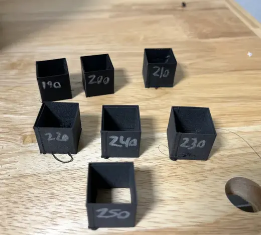 ColorFabb Varioshore TPU Calibration Cubes