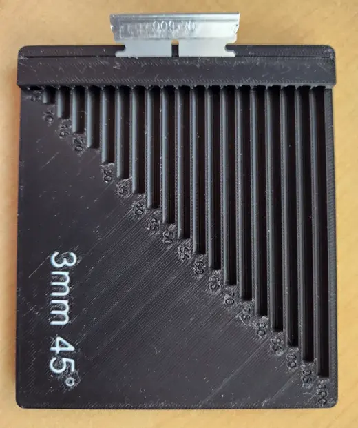 45 & 90° cutting jigs for 3mm fiber optic cable