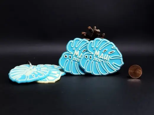 Maui Vibes – Hawaii Keyring & Backpack Pin 2026