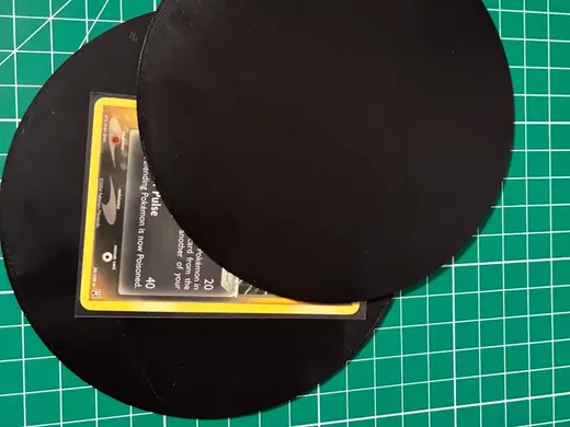 Card Flattening Disk