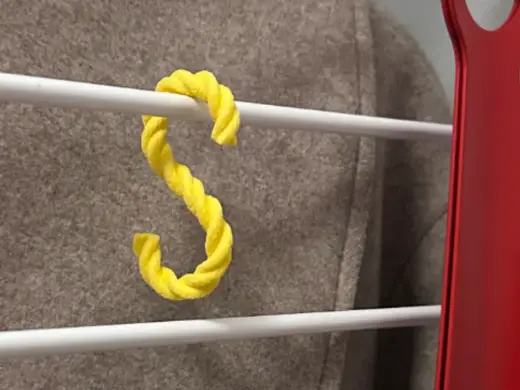Hook in the style of a rope with texture