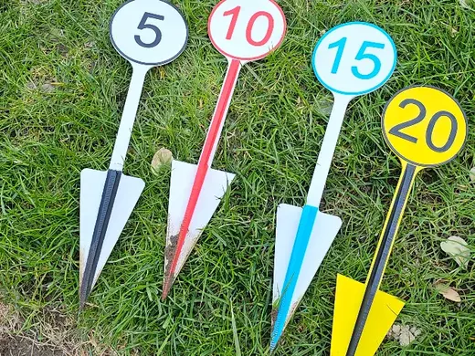 Children Garden Ring Toss Game with Point Markers