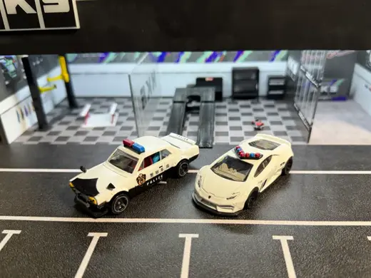 Police lights for 1:64 scale cars