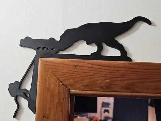 Jurassic Park T-Rex Escape Corner Mural