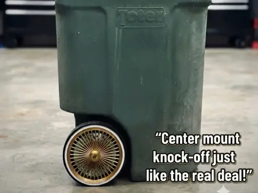 Trash Can Dayton Wire Wheels & Slotted Disc Brakes