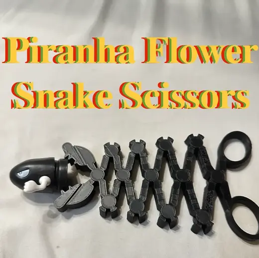 Piranha Flower Snake Scissors