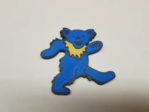 Grateful Dead Dancing Bear Magnet (1 of 5) - No AMs