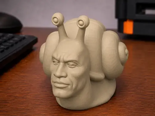 Rock Snail | Sculpted Stone Figure