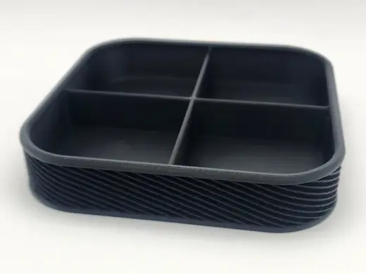 Modern Ribbed Organizer Tray