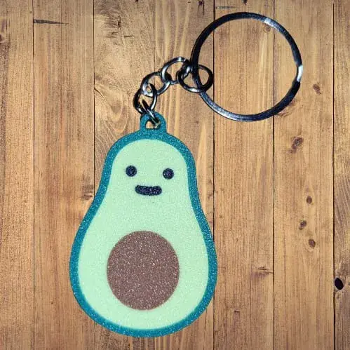 CUTE AVOCADO KEYCHAIN // LLAVERO AGUACATE