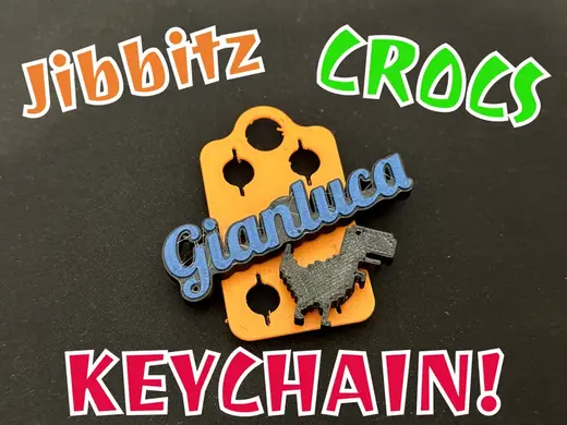 Jibbitz Crocs Charms Keychain!