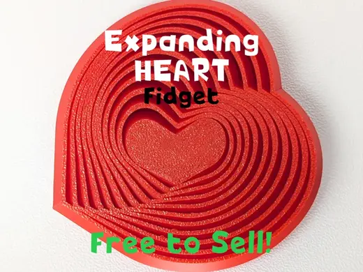 Expanding Heart Sensory Fidget