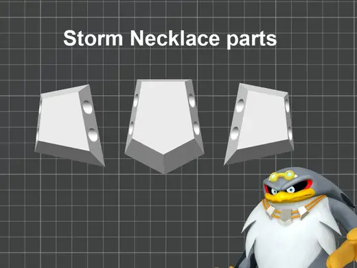 Storm the Albatros Necklace parts for Cosplay