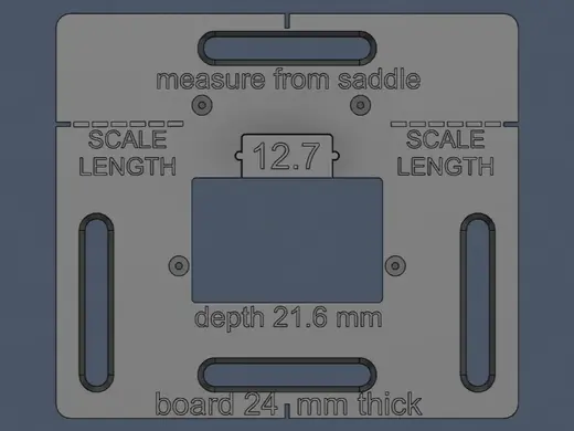 Kahler 2300/2310/2315/2320 routing template
