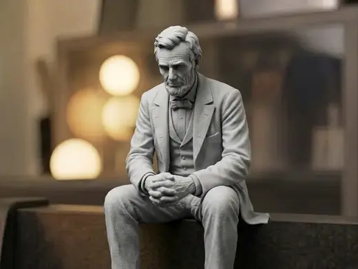 Abraham Lincoln Ledge Sitter