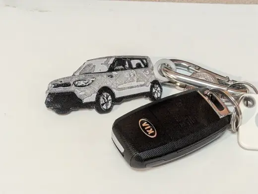 Kia Soul Keychain