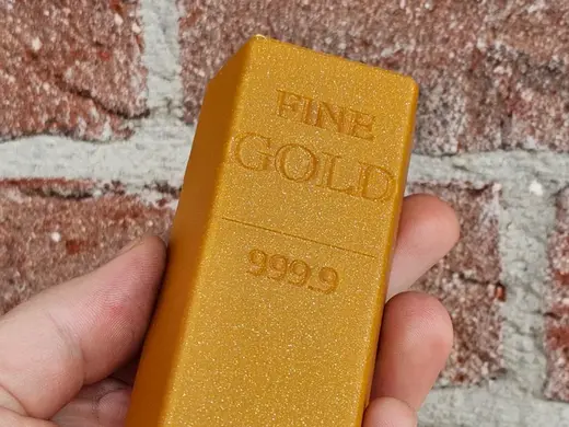 1:2 scale Gold Ingot Bar (1Kg)