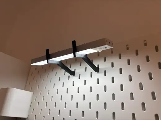 Ikea Skadis Lamp Holder