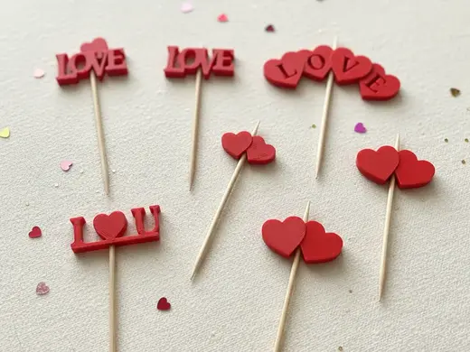 Ultimate Valentine Toothpick Pack - 6 Love Designs
