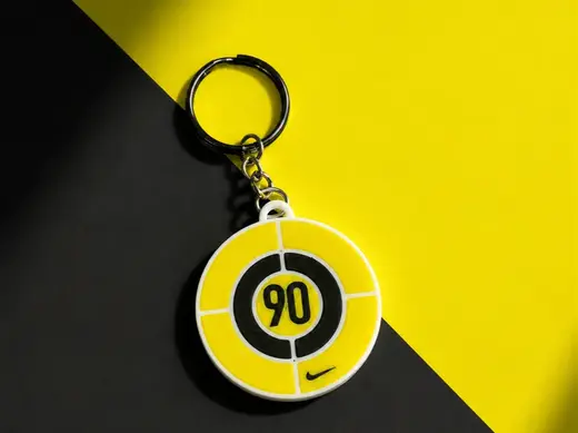 Nike-inspired “90” keychain
