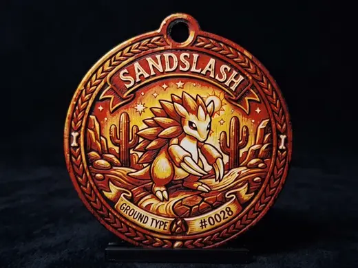 Sandslash #0028 - Pokemon Ornament
