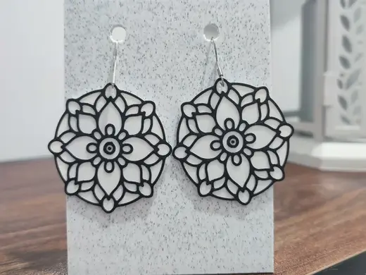 Aretes Dalia Bicromía