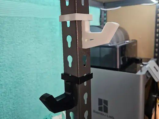 Locking Shelf Hook for Boltless Keyhole Shelving