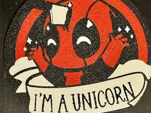 Deadpool - I'm A Unicorn Coaster
