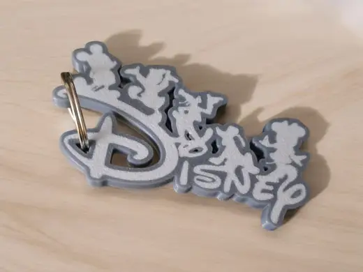 Llavero y Placa letrero Disney