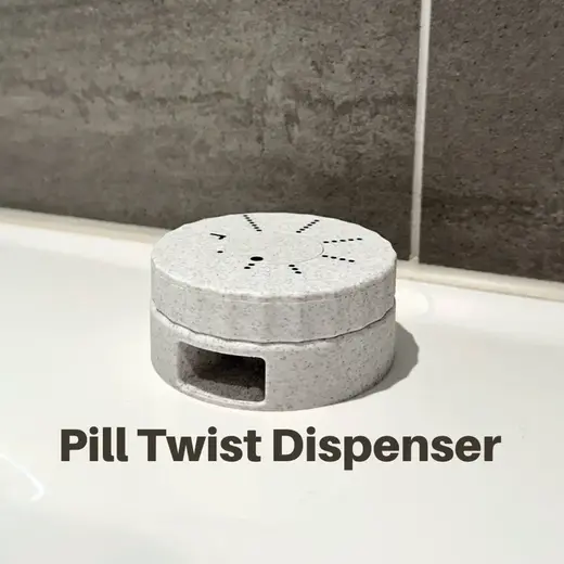 Minimalist Pill Twist Dispenser