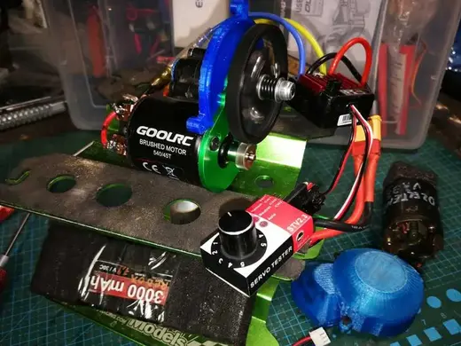 Axial SCX10-I motor mount and bell (stock)