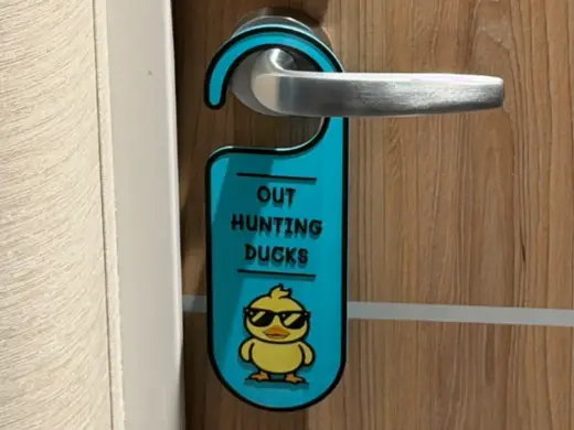 Cruise Duck Door Hanger – Out Hunting Ducks