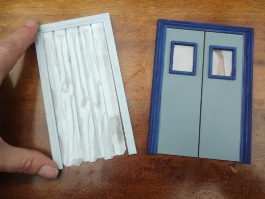 1:12 Industrial Warehouse Doors for dioramas