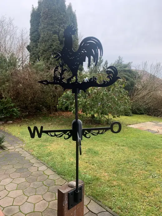 Weather vane - Wetterfahne mit 12 Motiven