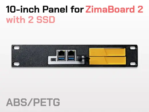 10-inch rack panel for ZimaBoard 2