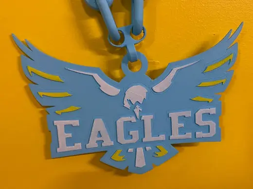 Erwin Eagles Pendant / Keychain