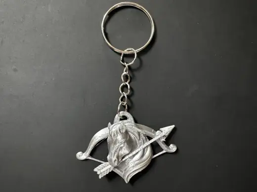 Sagittarius Zodiac Keychain – 3D Printable Archer