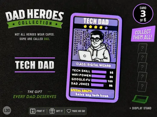 Dad Heroes Collection #3 – Tech Dad