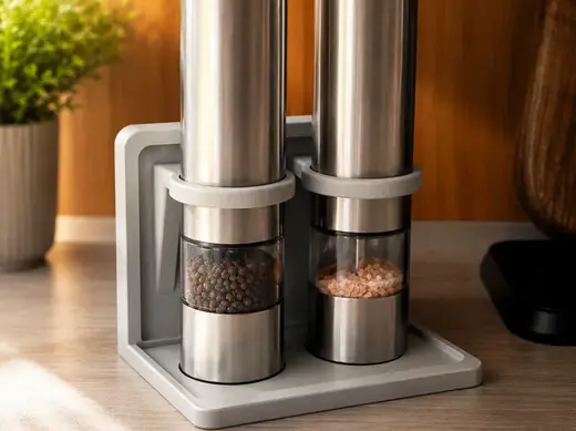 Minimalist Salt & Pepper Grinder Holder