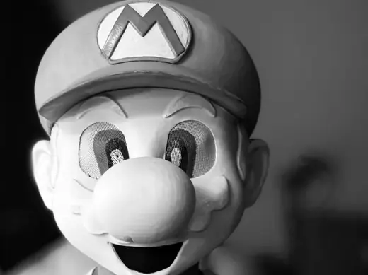 maschera super mario bross