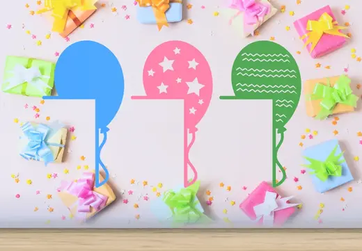 Birthday Party Balloons - Birthday - Door Corner