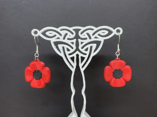 Poppy Earrings No AMS Required