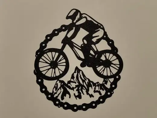 mountainbike wall art
