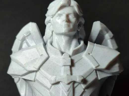 ARCHANGEL MICHAEL BUST 2H PRINT TIME HIGH DETAIL