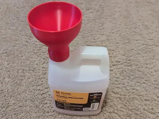 Dry & Dry Funnel - 3.6 lbs Desiccant Silica Beads