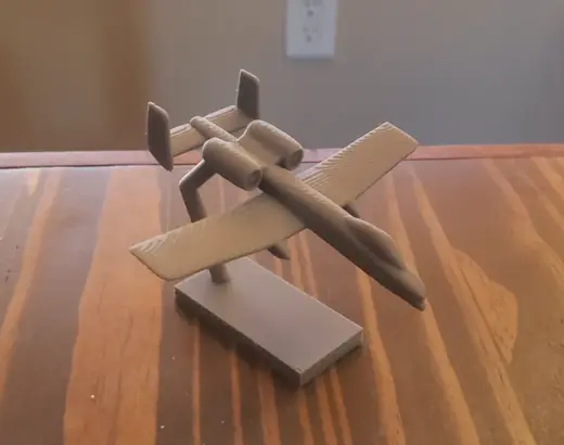 A-10 Warthog Fighter Jet Replica for Display