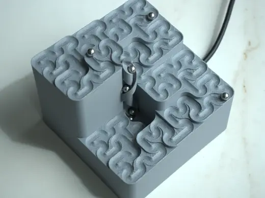 Manual/ Motorized Hilbert Curve Marble run (Moore)