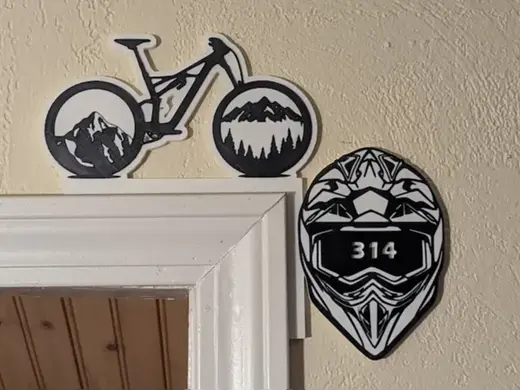 mountain bike door corner