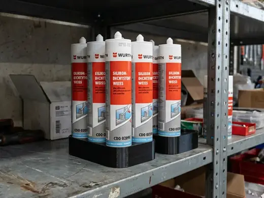 Silicon Sealant Tube Holder for 6 Tubes Fast Print